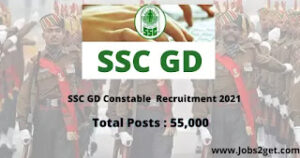 Apply now for ssc gd constable vacancies SSC GD Constable Recruitment 2021